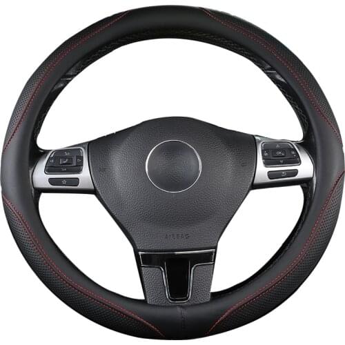 Car Steering Wheel Cover Wrap For 37-38CM/14.5"-15" M Size For PEUGEOT VW RENAULT Benz Mini Audi Seat TOYOTA FIAT 500 KIA etc