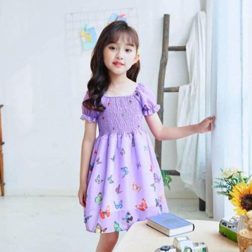 Bobora Kids Dress for Girls Flower Appliques Ball Gown Little Girl Princess Dresses Elegant Party Costumes Children Clothing