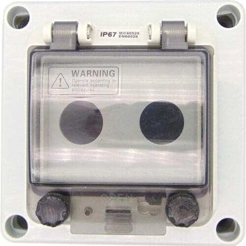 Two Button box Waterproof button box Waterproof switch box 22mm IP67