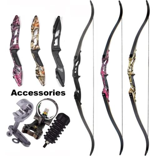 F179 Recurve Bow 56Inch American Bow 30-50Lbs With 17 inch Riser For Archery Shooting