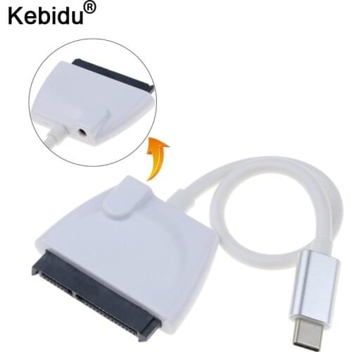 Kebidu Type C USB 3.1 to SATA III HDD SSD Adapter Cable 10Gbps Support USAP 7+15 Pin For 2.5 Inch SATA Drive Wholesale