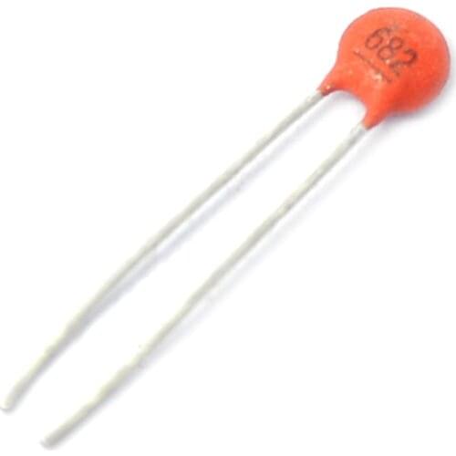 100PCS/LOT Ceramic Capacitor 682 6.8NF 6800PF 50V