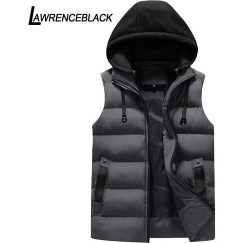Lawrenceblack Hooded Vests For Men
