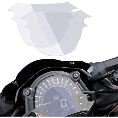 LEEPEE 2Pcs Cluster Scratch Protection Film Instrument Speedometer Film For Kawasaki Z900 Z650 2017 Screen Protector Sticker