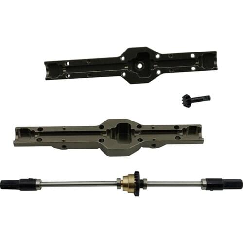 Metal Differential Gear Rear Axle & Drive Shaft Set for WPL D12 Mini Truck RC Car Upgrade Accessories