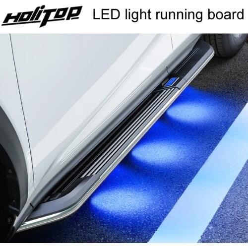 New arrival running board side step bar for Infiniti QX60 JX35, with LED light,real ISO9001 excellent quality,can load 300kg