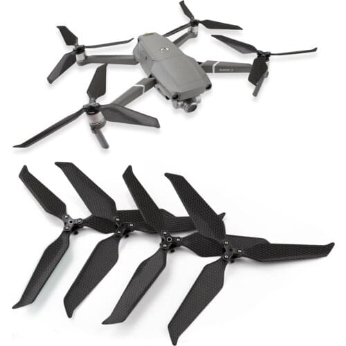 8743F Low-Noise Carbon Props 3 Blades Propeller for DJI Mavic 2 Pro / Zoom Drone Parts Upgrade Accessories 4PCS/Set