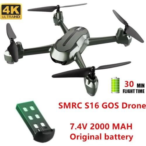 SMRC S16 Drone Original 7.4V 2000mAh Propeller Maple Leaf For SMRC S16 GPS Drone Spare Parts 30MINS Flight Time