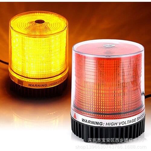 LED Vehicle Warning Lights Engineering Vehicle Explosion Lights 12-24 V Roof Emergency Traffic Lights Magnetic Absorption Light