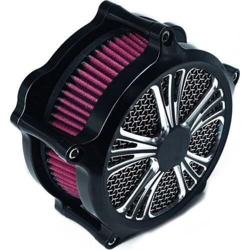 Air Cleaner for Harley Touring Street Glide 2008-2016 Softail 2016-2017 Dyna Fxdls Flstnse Flstse Throttle by Wire(08-17)