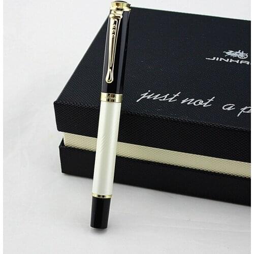 Luxury jinhao Roller ball Pen school Office Stationery ink Pens black Refill boligrafo high quality Gel pen Christmas present