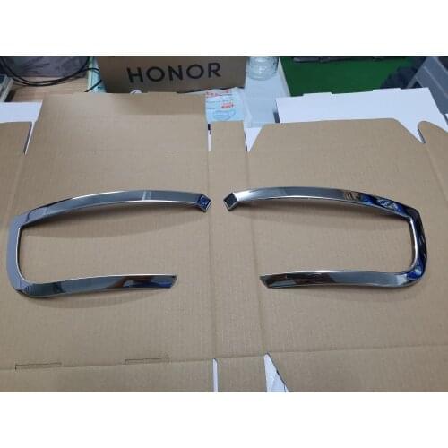 Stainless Steel Chrome rear tail Fog lights Lamp Cover for Renault Dacia Duster 2018-2021