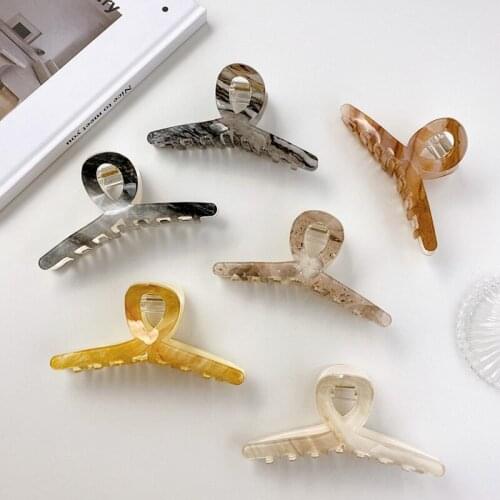 Woman Acetate Leopard Hair Claws Ladies Hairpins Hairpins Hairgrip Headwear Hair Accessories Barrettes Ladies Hair Clips