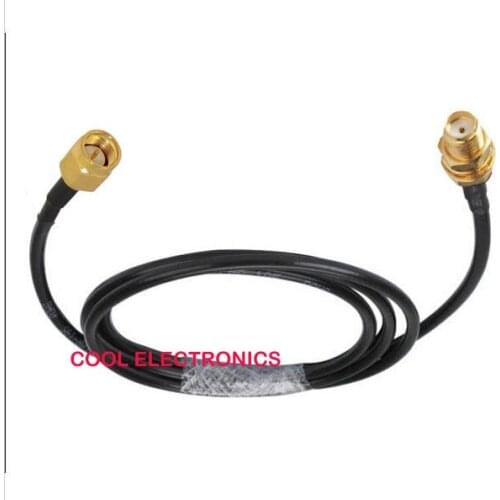 1pc 5M WIFI RG58 cable SMA male to SMA female Bulkhead Antenna connector Cable