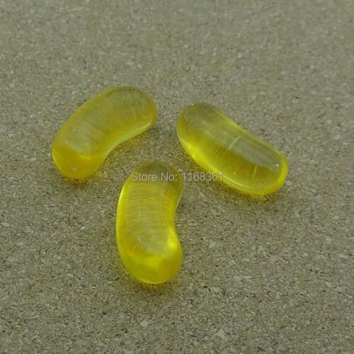 1pcs/lot resin solid light yellow color candy 21mm Cabochons Hair Bow Center Card Frame Making Craft DIY B302-4