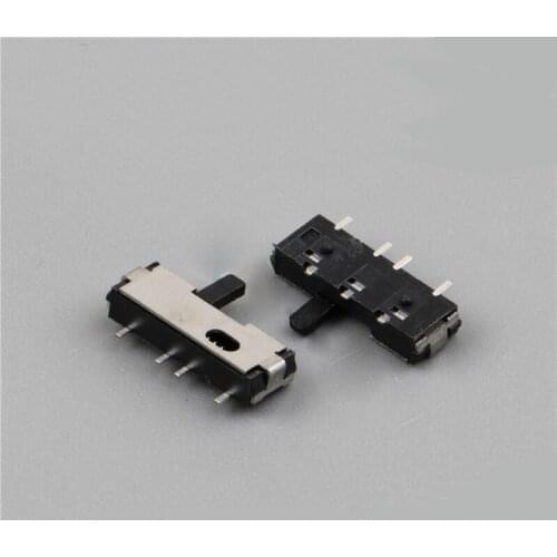 5pcs Reset small dial switch 4 feet 2 positions flank switch sliding switch Mini MSS-12B10