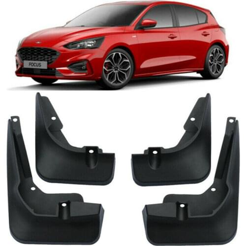 4pcs Molded Car Mudflaps Front Rear Mudguards For 2019-2020 Ford Focus MK4 Hatchback Splash Guards Mud Flap Car fender Flares