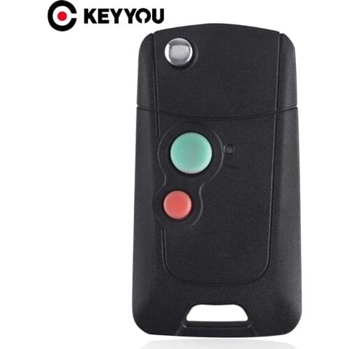 KEYYOU For Proton Wira 415 416 Persona 2 Buttons Key Blank Fob Car Key Case Remote Car Key Shell Cover With Right Blade