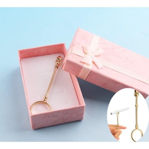 Smoker Cigarette Hand Holder Cigarette holder ring Blunt Holder Ring Light gold cigarette clips Smoking Cigarette Finger Ring