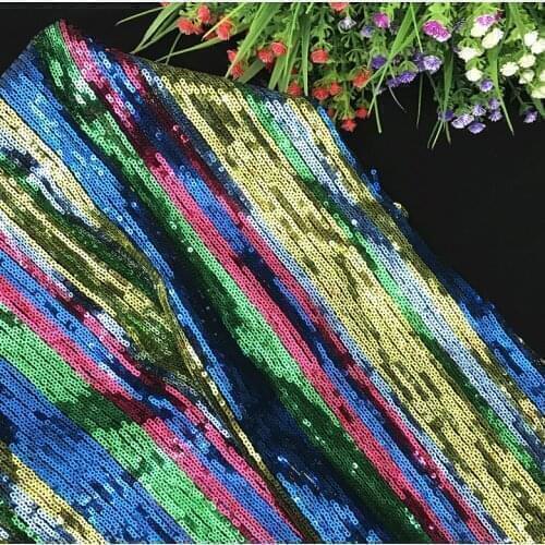 New strip embroidery sequins fabric Wedding Dress Tulle Skirt Material fabrics for patchwork kumas telas por metros