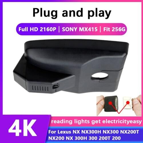 New! HD 4K Plug and play Car DVR Wifi Video Recorder Dash Cam Camera For Lexus NX NX300H NX300 NX200T NX200 NX 300H 300 200T 200