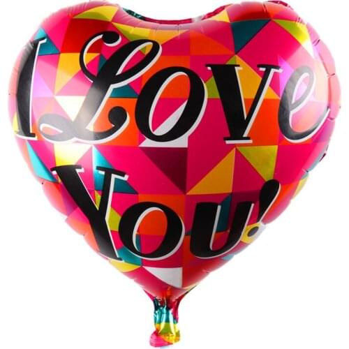 The new aluminum decorative heart-shaped love balloon party birthday balloon wholesale
