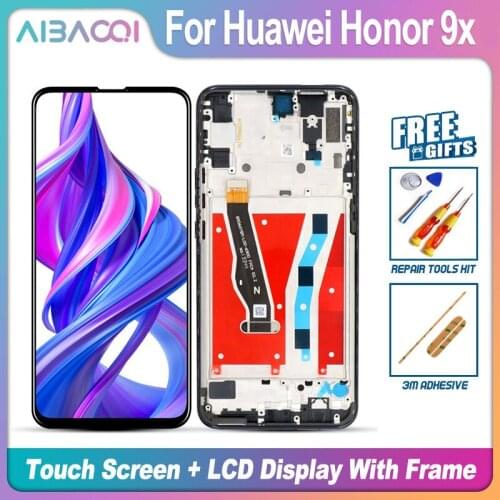 AiBaoQi Brand New Touch Screen LCD Display+Frame Assembly Replacement For HUAWEI Honor 9X Phone