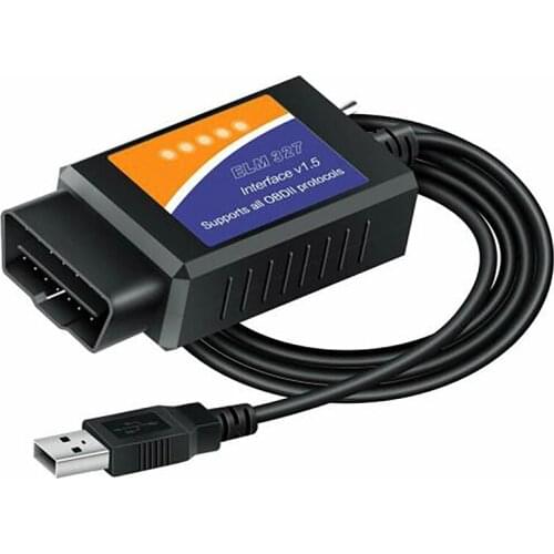 For ELM327 OBD2 Scanner Elm 327 USB V1.5 Bluetooth Code Reader Auto Diagnostic Scanner Tool Made for Forscan