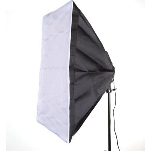 60x90 cm Softbox with 5 Socket E27 Bulb Light Head For Photography Photo Studio Light Rectangle