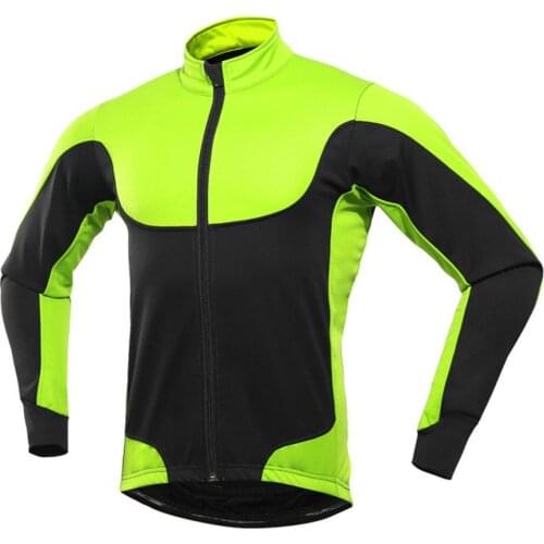 2XL Cycling Jacket Men Winter Outdoor Sports Thermal Long Sleeve Bike Bicycle Cycling Jacket Coat Outdoor Sports Bicycle Clothes