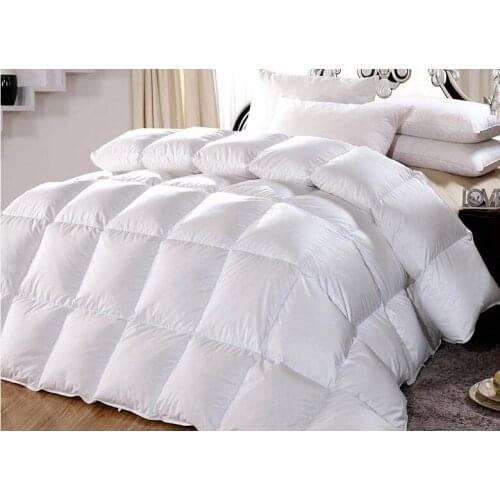 FACTORY PRICE SPRING DOWN Comforter KING/QUEEN/TWIN Size 100% Cotton Cover,600 Fill Power,17 Oz Fill Weight, White Color Whosale