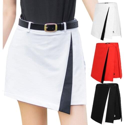 Pgm WomenS Golf Skirt Summer Breathable Skirt Tennis Golf Outdoor Sportswear Female Slim Badminton Skirt Clothes 3 Colors