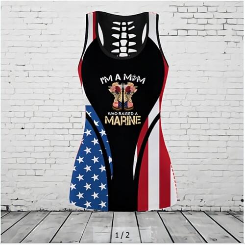 Native 3d Printed Character Ladies Casual Fashion Fitness Yoga Gym Exercise Hollow Vest Sleeveless Top