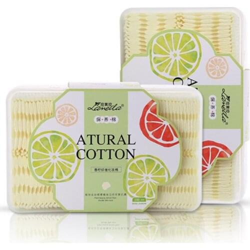 100 PCS Cleansing Cotton thickening sandwich cotton box beauty makeup tool unloading cotton Pressing edge pressure point T1136