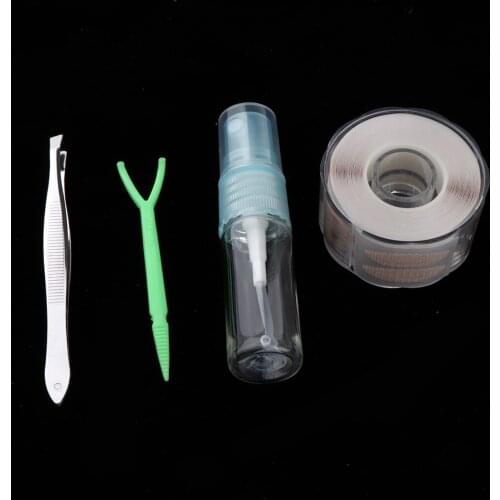 3 Types Double Eyelid Tapes - 220 pairs Adhesive Invisible Fiber Dual Eyelid Stickers - Natural Skin Color Eye Lid Tapes