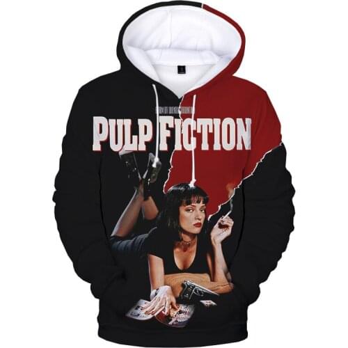 Kids Hoodie Pulp Fiction 3D Print Hoodie Sweatshirts Men Women Fashion Casual Funny Pullover Unisex Streetwear Oversized Hoodies