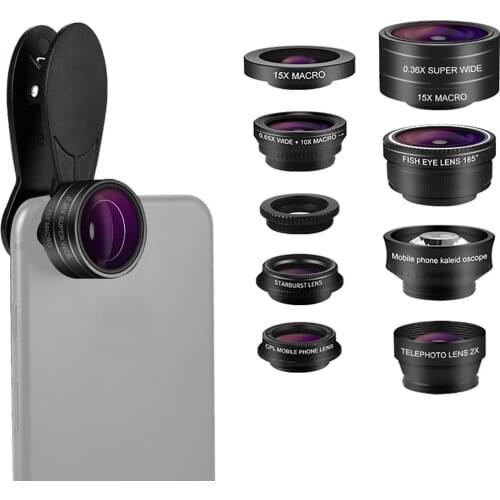 FCLUO Wide Angle Lenses For Mobile Phones