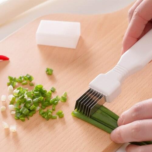 Kitchen Onion Vegetable Cutter Sharp Scallion Cutter Shred Pepper Graters Chilli Vegetable Chopper Scallion Cutting Shred Tool