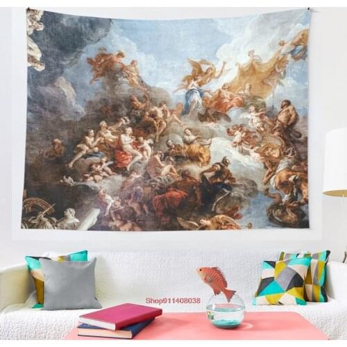 Renaissance tapestry home decoration witchcraft tapestry Mandala wall decoration Hippie Bohemian decorative sheet sofa blanket