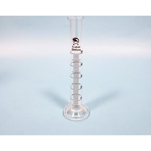 SHUNIU Graduated cylinder with graduation and spout,Capacity 50ml/100ml/250ml/500ml/1000ml/2000ml