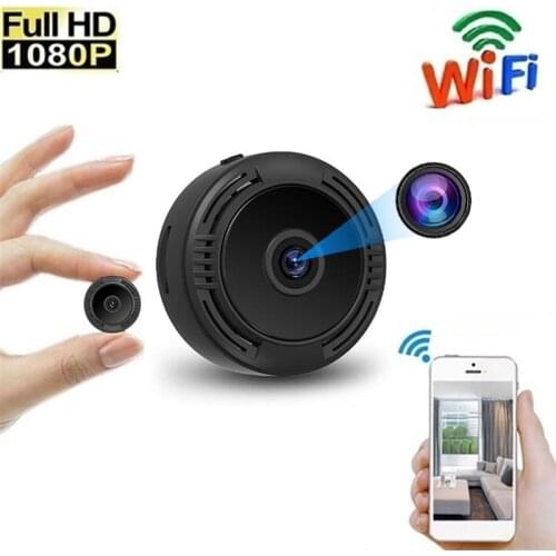 Wifi Mini Camcorder 1080P Night Vision Home Security Camera Video Surveillance App Remote Viewing Portable Aerial Drone MicraCam