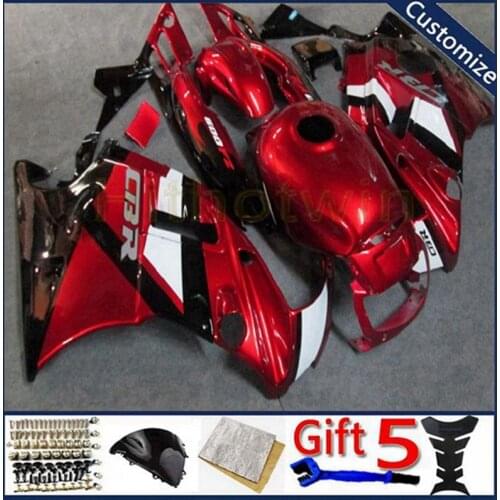 Motorcycle plastic cover For CBR600F2 1991 1992 1993 1994 CBR 600 F2 ABS Plastic bodywork kit motorcycle fairing red