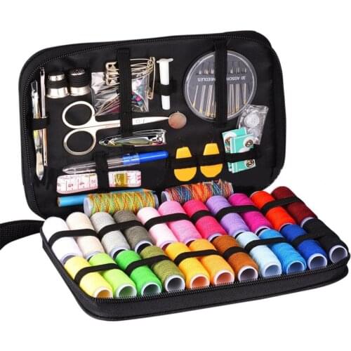 98 pcs Sewing Kits DIY Multi-function Sewing Box Set for Hand Quilting Stitching Embroidery Thread Sewing Accessories