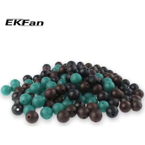 New 50pcs 8mm Carp Fishing Rubber Shock Beads Terminal End Tackle Stop Accessories