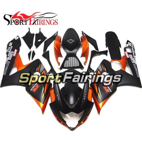 Fairings For Suzuki GSXR1000 GSXR-1000 K5 05 06 Year 2005 2006 ABS Plastic Motorcycle Fairing Kit Bodywork Cowling Black Orange