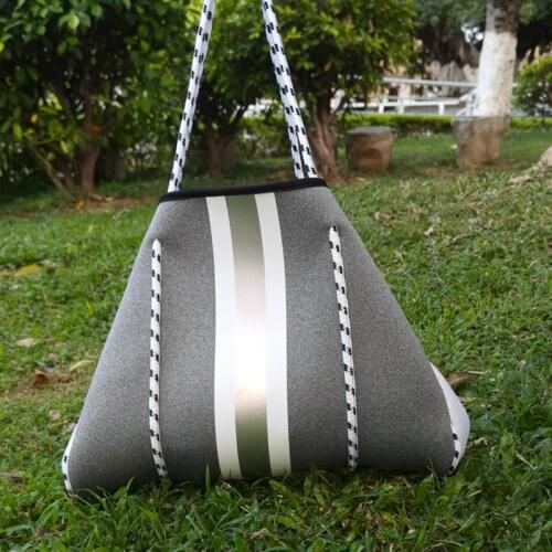 Luxury Diving Fabric Neoprene Shoulder Handbag 2021 New Fashion High-capacity Tote Bag Top-Handle Bags Shoulder Bags