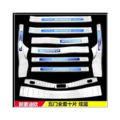 For Ford Mondeo 2013-2019 High-quality stainless steel Threshold bar Trunk guard threshold Shield Anti-scratch Car styling