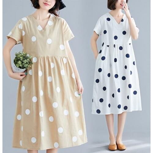 Летние платья в горошек Wednesf China At AliExpress