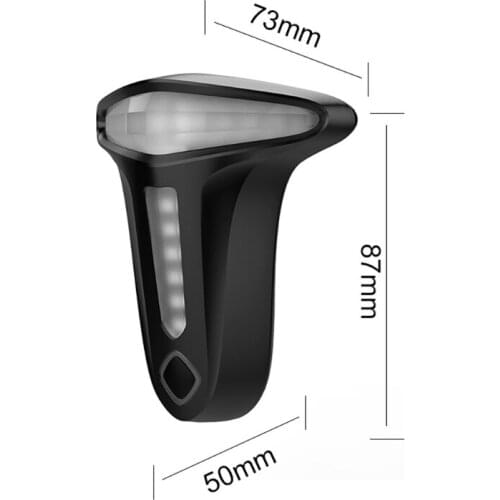 Smart Brake Sensor Bicycle Tail Light LED USB Rechargable Bike Warning Rear Lamp D0LB