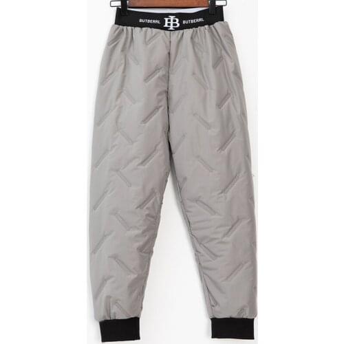 Aransue Winter Cotton-Padded Trousers For Women Velvet And High Waist Casual Lightweight Thermal Cotton Pants Cheap Clothes